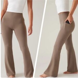 Athleta Women's Tan Flare Pants